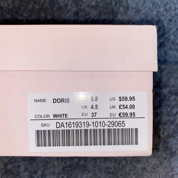 🤍 White Heels Size 6.5 Open Toe - Picture 4 of 5